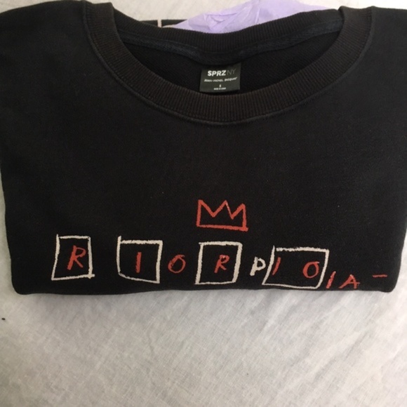 SPRZ NY Jean Michel-Basquiat Sweatshirt - Picture 2 of 8